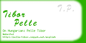 tibor pelle business card